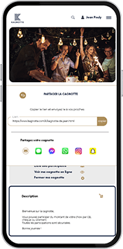 Personnaliser une cagnotte en ligne